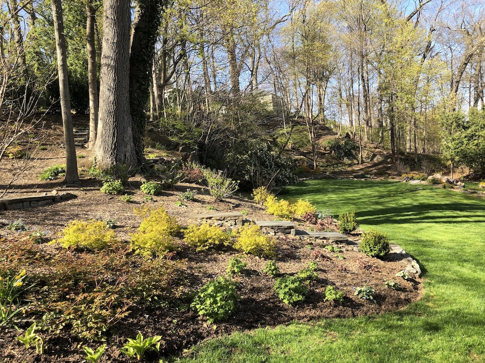 Sloped backyard landscaping ideas