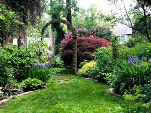 Perennial garden archway
