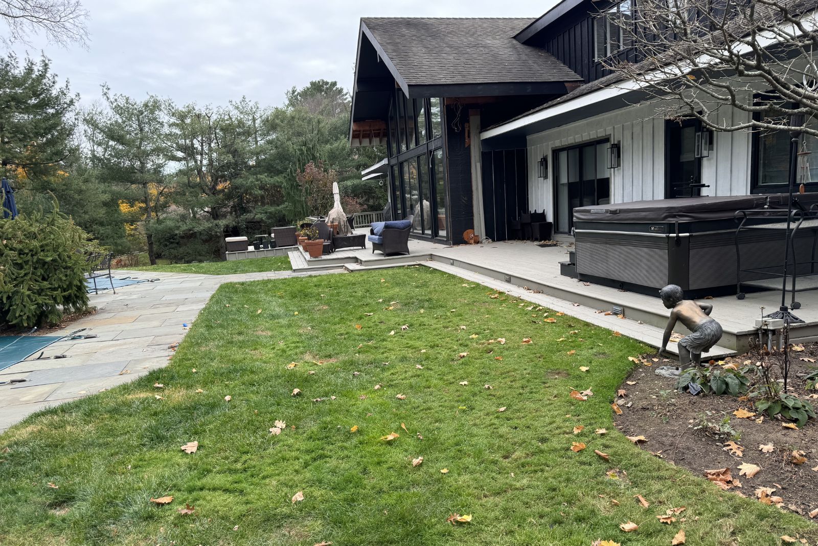 Backyard Deck in Harrison NY