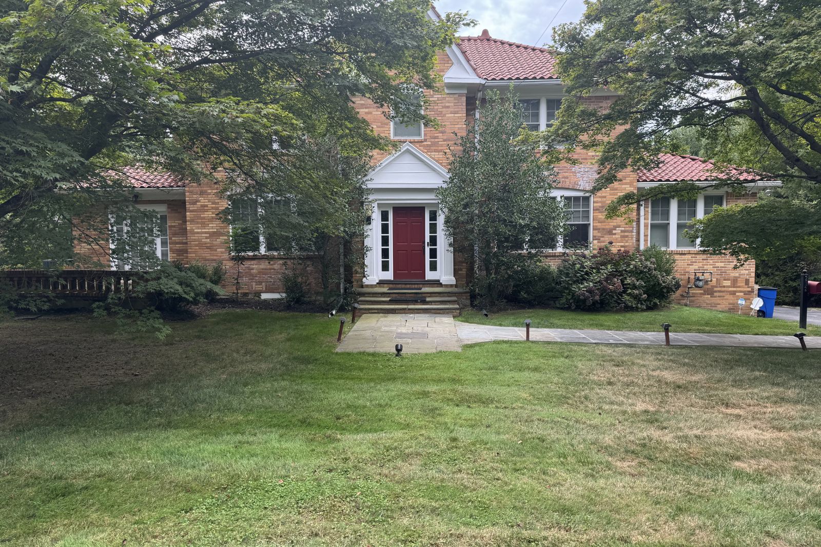 Front Garden in Scarsdale NY Before